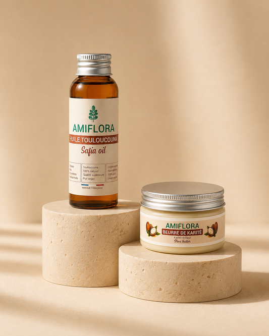 Pack Hydratation & Scellage | Huile de Touloucouna & Beurre de Karité – Amiflora Hair
