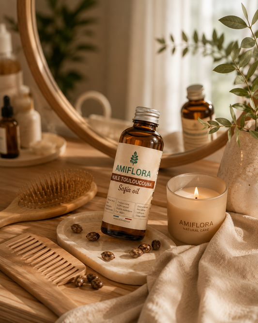 Flacon huile de touloucouna naturelle pour cheveux crépus