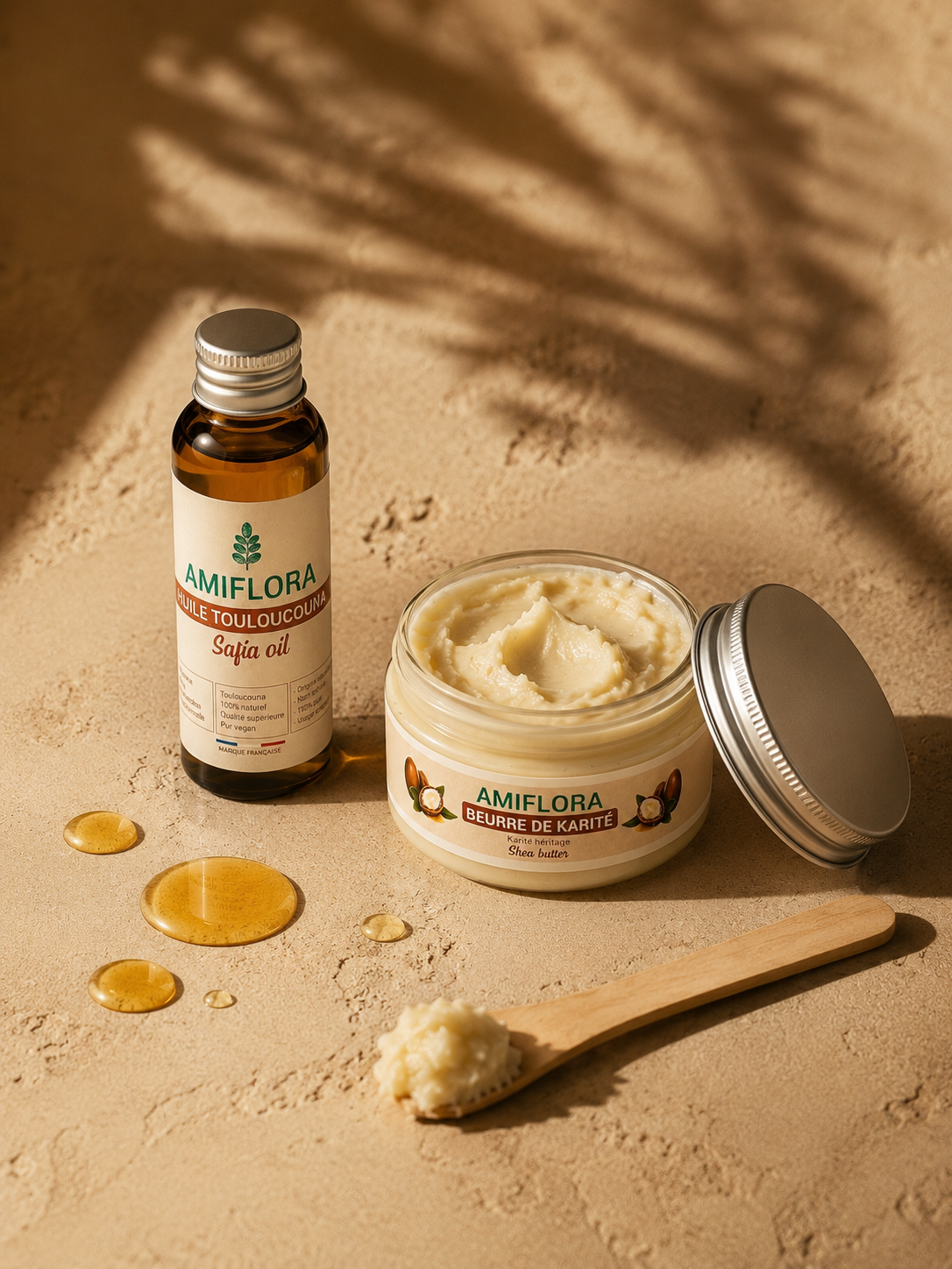 Pack Hydratation & Scellage | Huile de Touloucouna & Beurre de Karité – Amiflora Hair