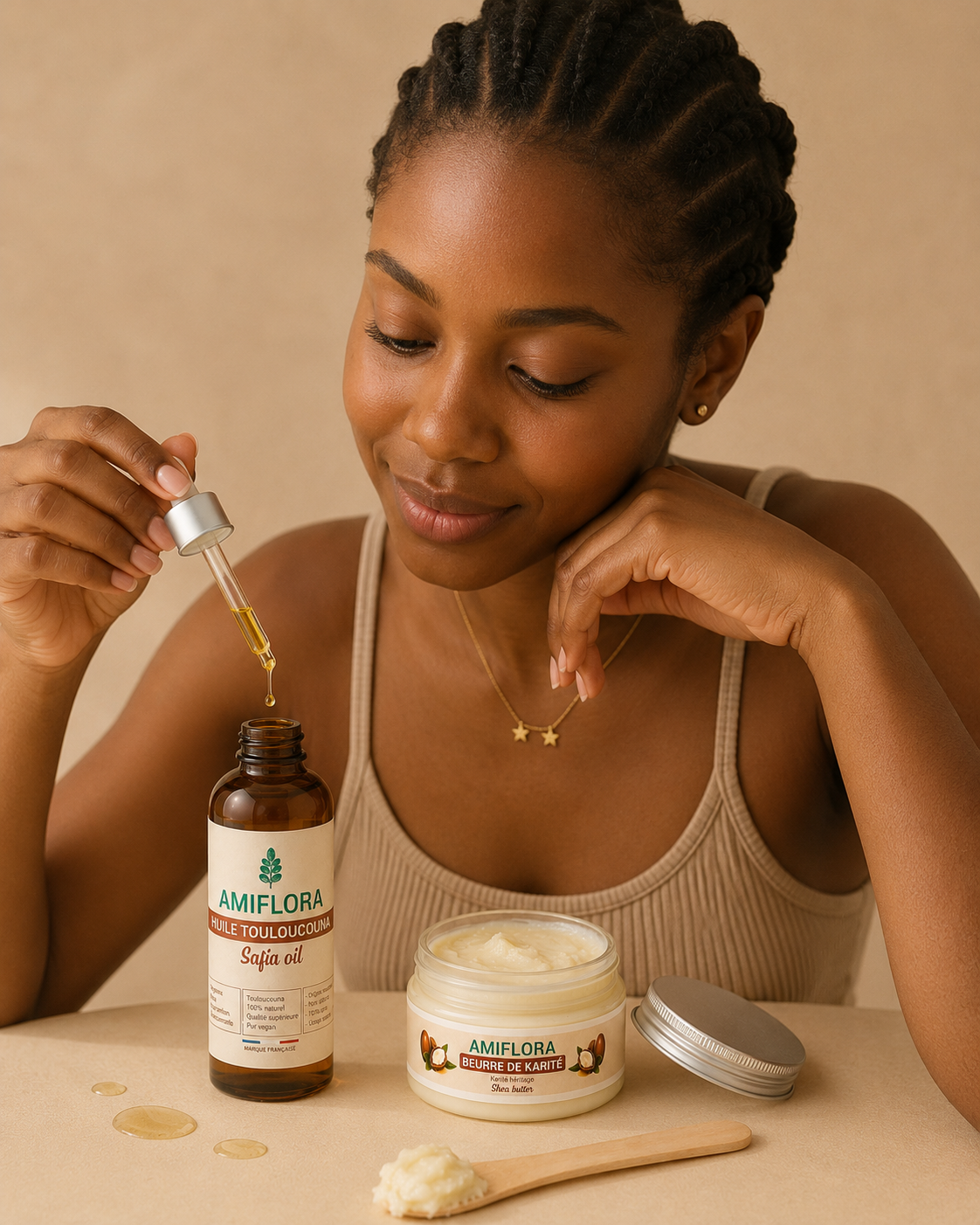 Pack Hydratation & Scellage | Huile de Touloucouna & Beurre de Karité – Amiflora Hair