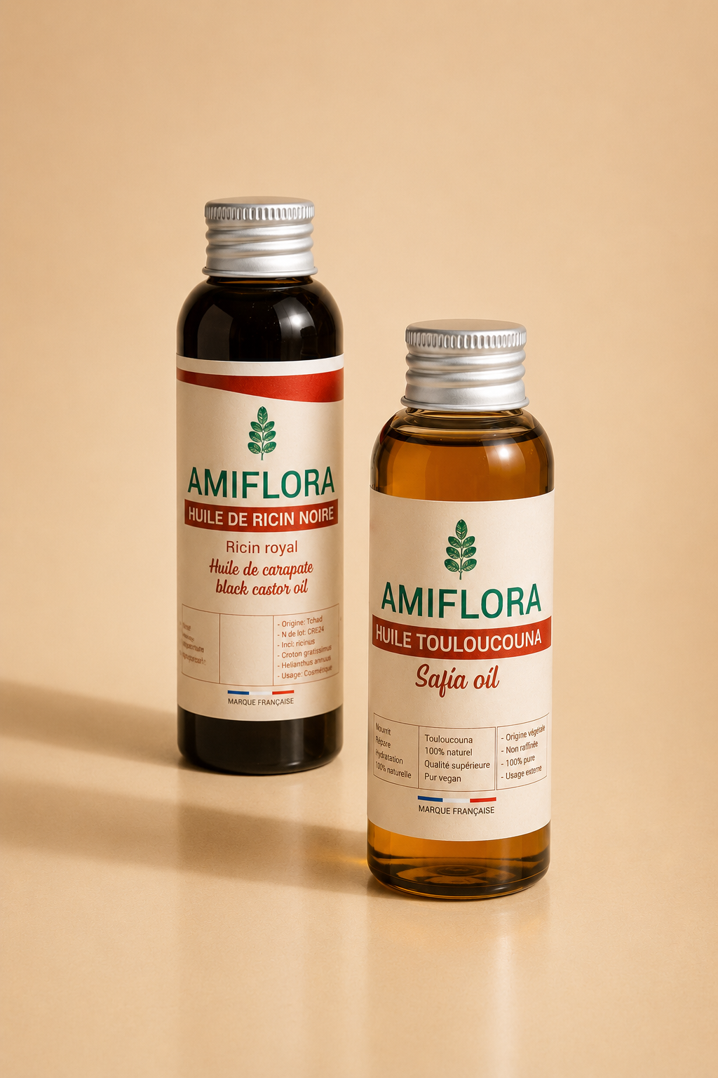 Pack Rituel Fortifiant – Huile de Touloucouna + Huile de Ricin Noire 100% Pures